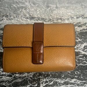 Loewe Tan Leather Wallet